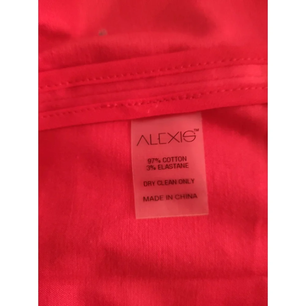 Alexis Kelsi cocktail party red mini dress bows bouffant girly feminine ties - Picture 10 of 10